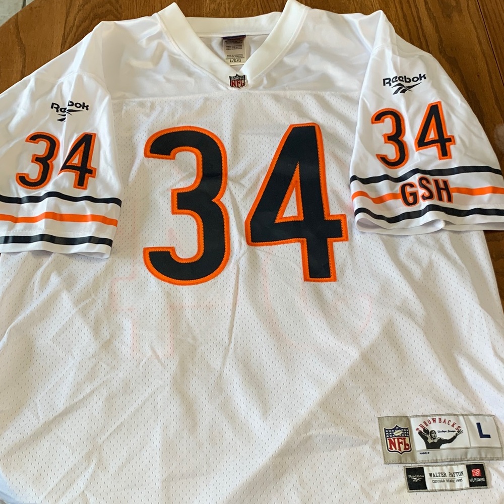 Reebok Chicago Bears Walter Payton #34 Football Jersey